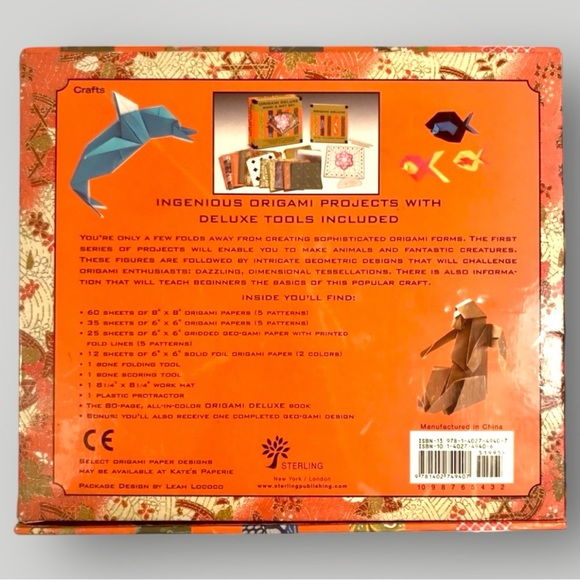 Origami Deluxe Book & Gift Set Tools Included! - Picture 10 of 11